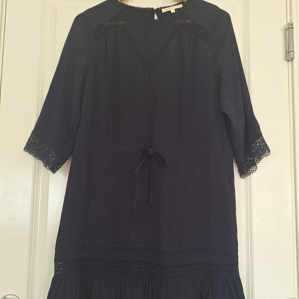 Maje Black Lace Dress Size 1